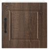 Seinäkaappi PORTO 2 kpl Ruskea tammi Tekninen puu
