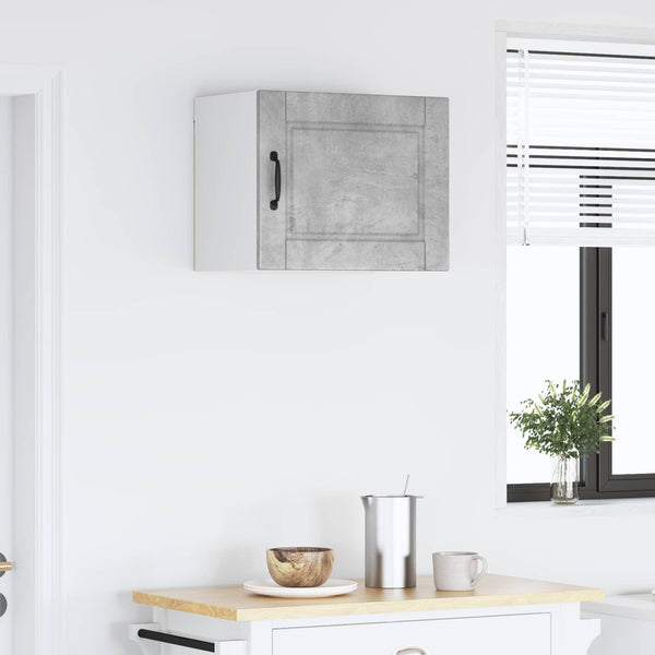 Seinäkaappi PORTO Betoni Harmaa 50 x 31 x 40 cm Tekninen puu