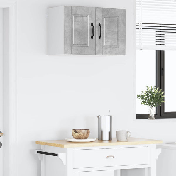 Seinäkaappi PORTO Betoni Harmaa 60 x 31 x 40 cm Tekninen puu