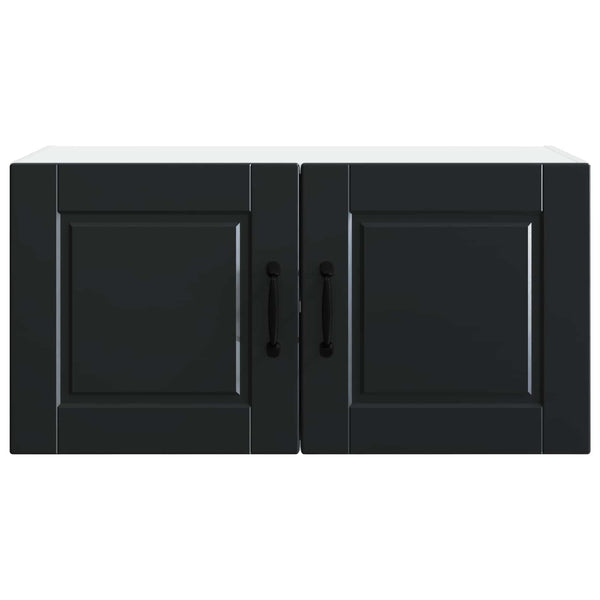 Seinäkaappi PORTO Musta 80 x 31 x 40 cm Tekninen puu