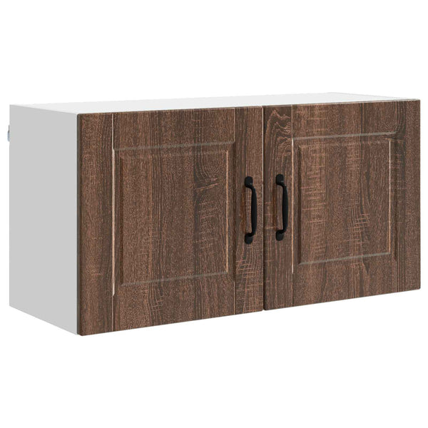 Seinäkaappi PORTO Ruskea tammi 80 x 31 x 40 cm Tekninen puu