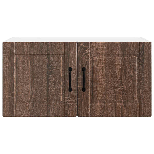 Seinäkaappi PORTO Ruskea tammi 80 x 31 x 40 cm Tekninen puu