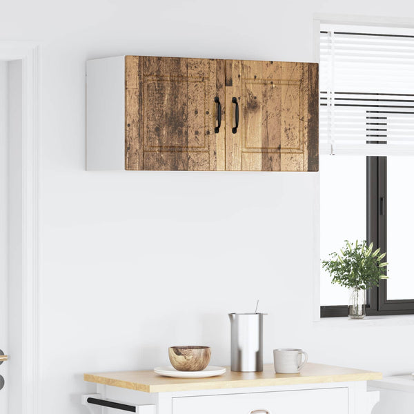 Seinäkaappi PORTO Vanha puu 80 x 31 x 40 cm Tekninen puu