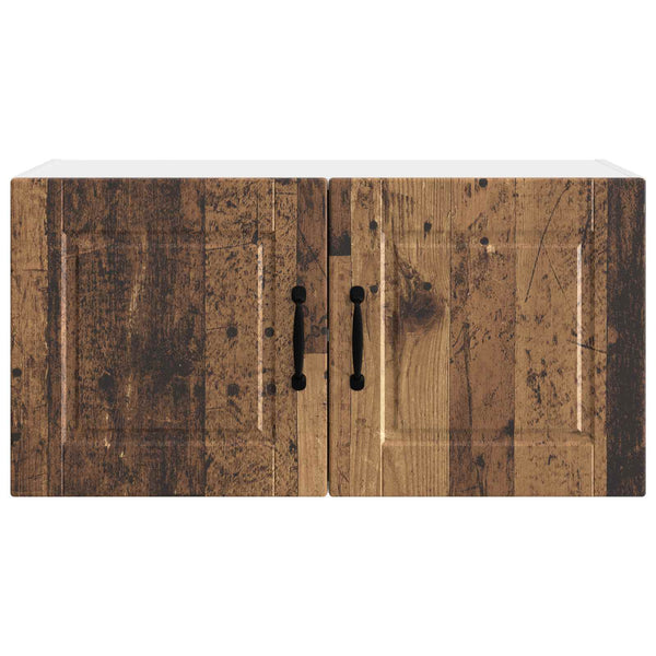Seinäkaappi PORTO Vanha puu 80 x 31 x 40 cm Tekninen puu