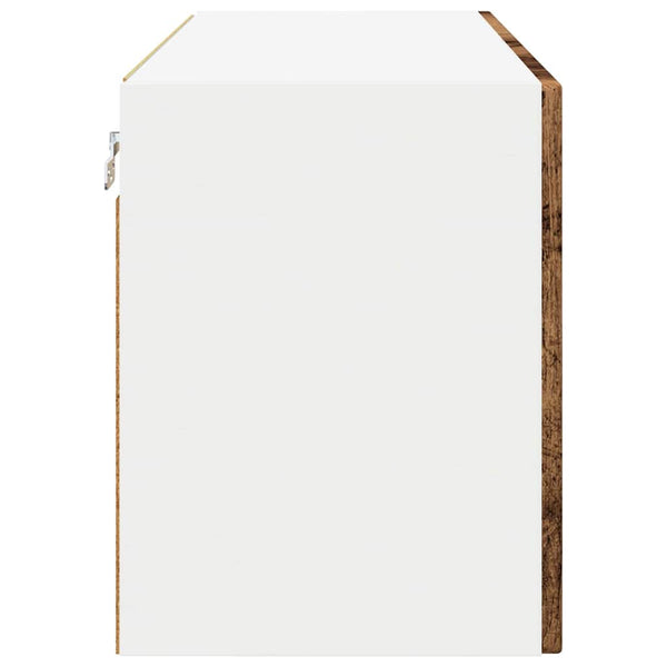 Seinäkaappi PORTO Vanha puu 80 x 31 x 40 cm Tekninen puu