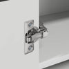 Seinän kulmarcabinett PORTO Musta 57 x 57 x 40 cm Tekninen puu