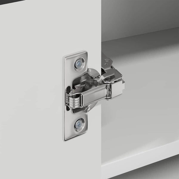 Seinän kulmarcabinett PORTO Musta 57 x 57 x 40 cm Tekninen puu