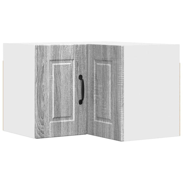 Seinän kulmarcabinett PORTO Harmaa Sonoma 57 x 57 x 40 cm