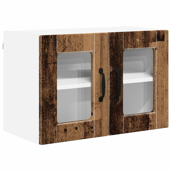 Seinälasi kaappi PORTO Vanha puu 60 x 31 x 40 cm Tekninen puu