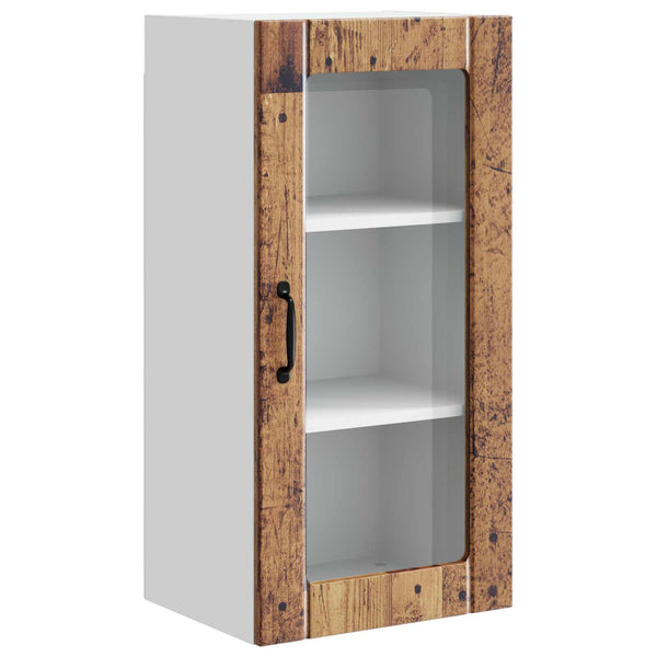 Seinälasi kaappi PORTO Vanha puu 40 x 31 x 80 cm Tekninen puu