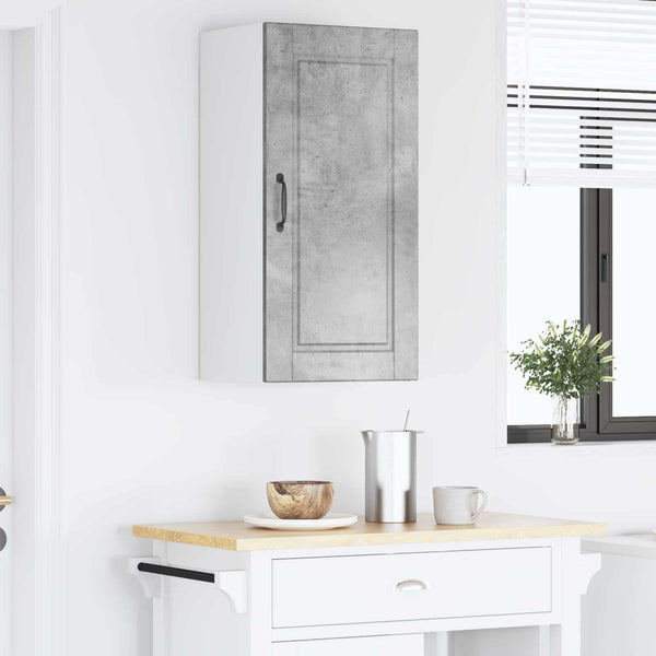 Seinäkaappi PORTO Betoni Harmaa 40 x 31 x 80 cm Tekninen puu