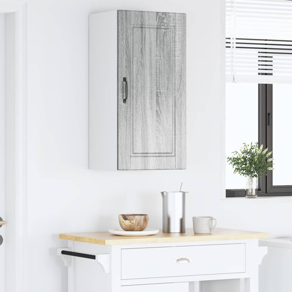 Seinäkaappi PORTO Harmaa Sonoma 40 x 31 x 80 cm Tekninen puu
