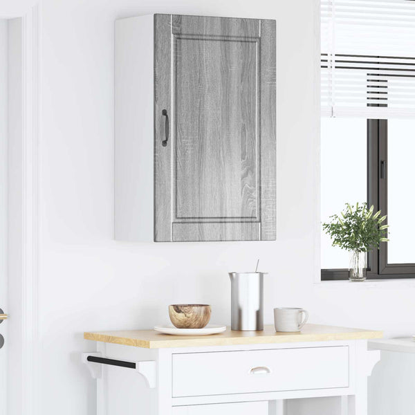 Seinäkaappi PORTO Harmaa Sonoma 50 x 31 x 80 cm Tekninen puu