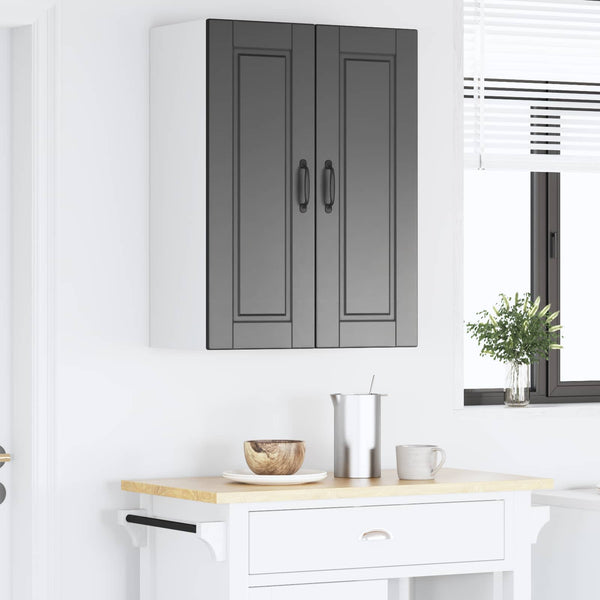 Seinäkaappi PORTO Musta 60 x 31 x 80 cm Tekninen puu