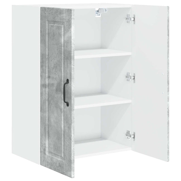 Seinäkaappi PORTO Betoni Harmaa 60 x 31 x 80 cm Tekninen puu