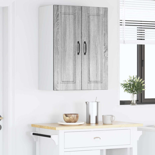 Seinäkaappi PORTO Harmaa Sonoma 60 x 31 x 80 cm Tekninen puu