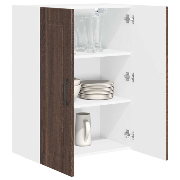 Seinäkaappi PORTO Ruskea tammi 60 x 31 x 80 cm Tekninen puu