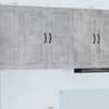Seinäkaappi PORTO Betoni Harmaa 80 x 31 x 80 cm Tekninen puu