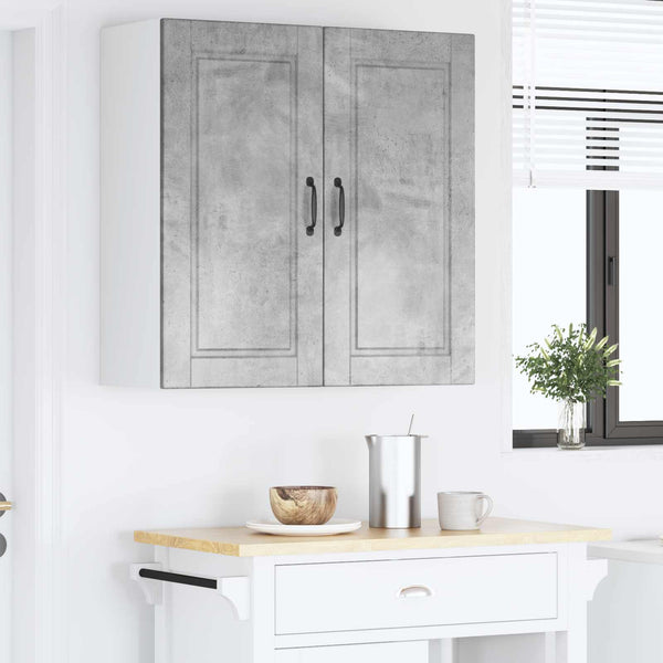 Seinäkaappi PORTO Betoni Harmaa 80 x 31 x 80 cm Tekninen puu