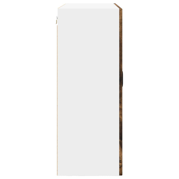 Seinäkaappi PORTO Savupähkinä 80 x 31 x 80 cm Tekninen puu