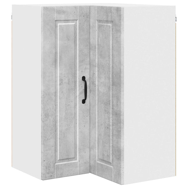 Seinän kulmarcabinett PORTO Betoni Harmaa 57 x 57 x 80 cm