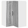 Seinän kulmarcabinett PORTO Harmaa Sonoma 57 x 57 x 80 cm