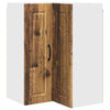 Seinän kulmarcabinett PORTO Vanha puu 57 x 57 x 80 cm
