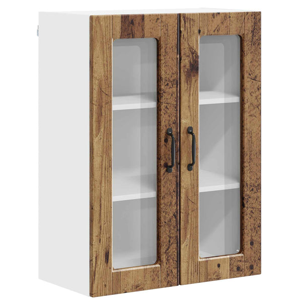 Seinälasi kaappi PORTO Vanha puu 60 x 31 x 80 cm Tekninen puu