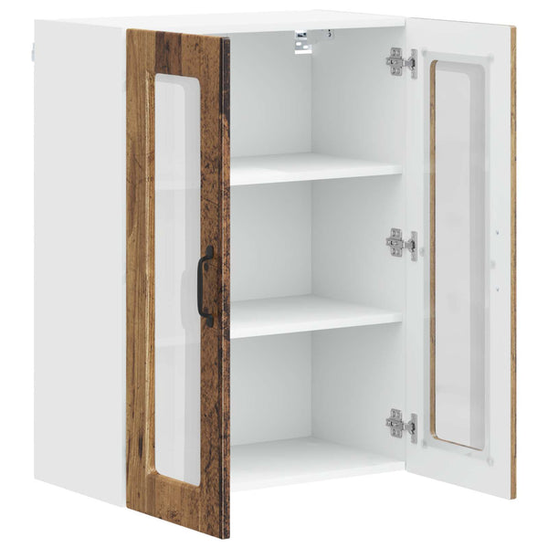 Seinälasi kaappi PORTO Vanha puu 60 x 31 x 80 cm Tekninen puu