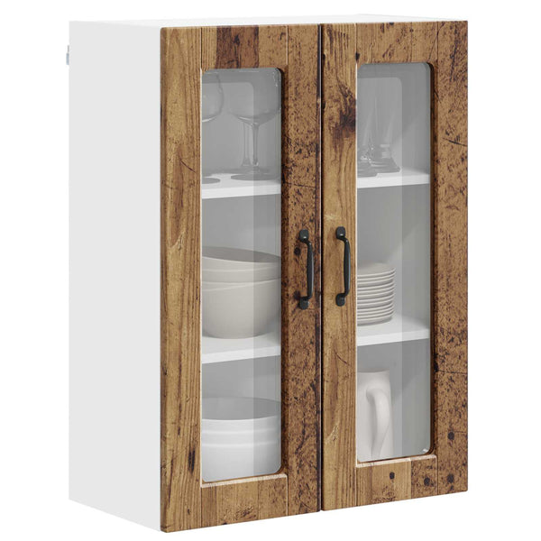 Seinälasi kaappi PORTO Vanha puu 60 x 31 x 80 cm Tekninen puu