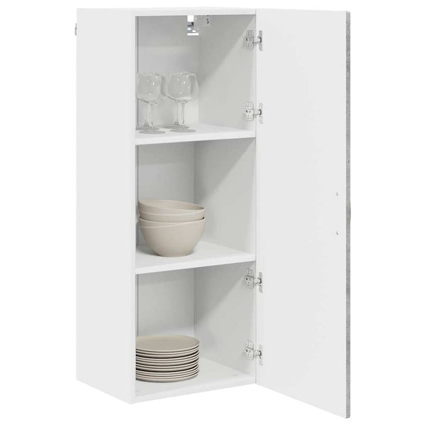 Seinäkaappi PORTO Betoni Harmaa 40 x 31 x 100 cm Tekninen puu
