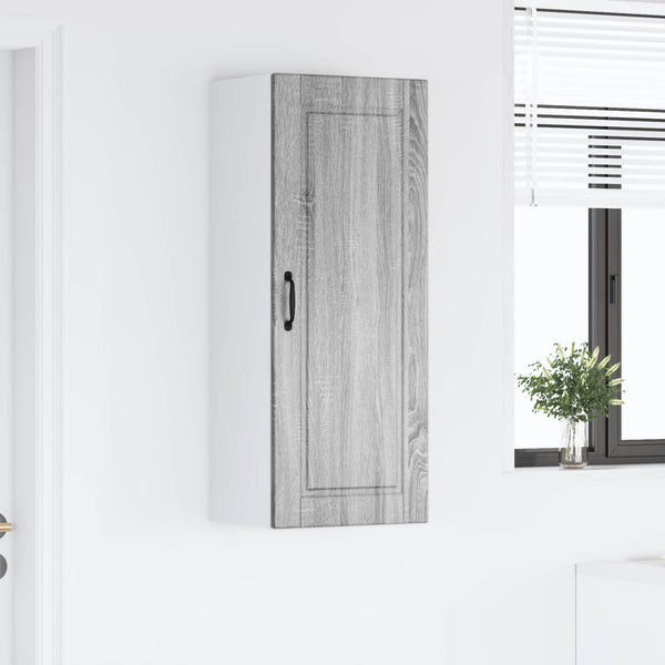 Seinäkaappi PORTO Harmaa Sonoma 40 x 31 x 100 cm Tekninen puu