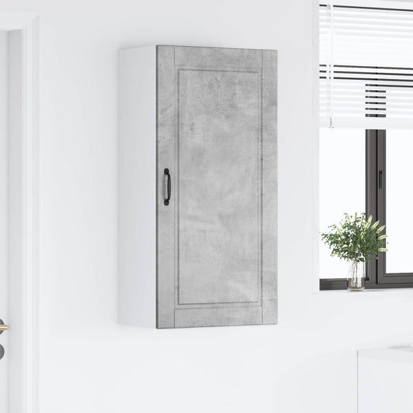 Seinäkaappi PORTO Betoni Harmaa 50 x 31 x 100 cm Tekninen puu