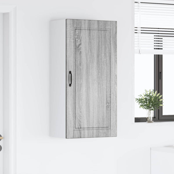 Seinäkaappi PORTO Harmaa Sonoma 50 x 31 x 100 cm Tekninen puu