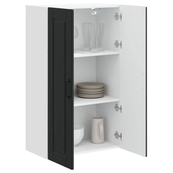 Seinäkaappi PORTO Musta 60 x 31 x 100 cm Tekninen puu