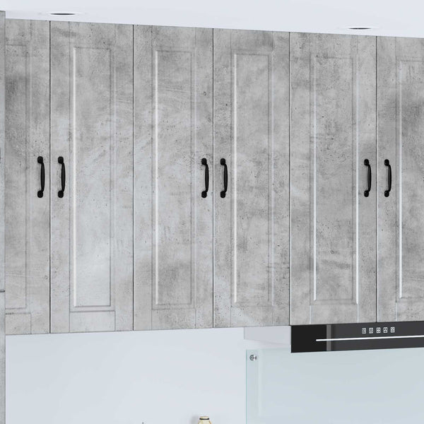 Seinäkaappi PORTO Betoni Harmaa 60 x 31 x 100 cm Tekninen puu