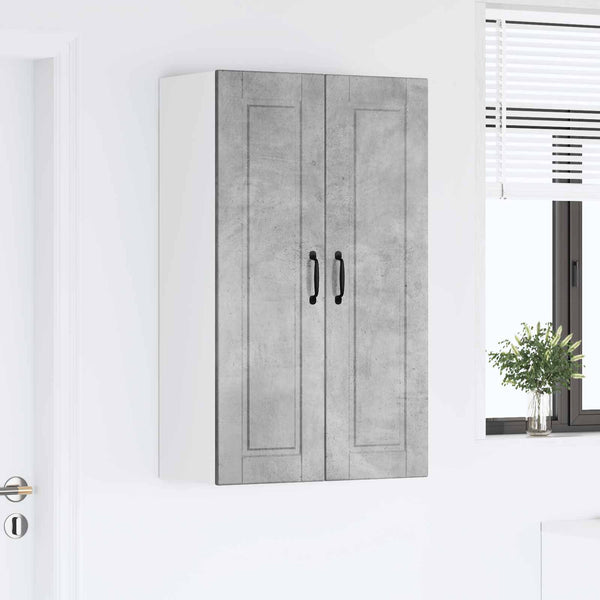 Seinäkaappi PORTO Betoni Harmaa 60 x 31 x 100 cm Tekninen puu