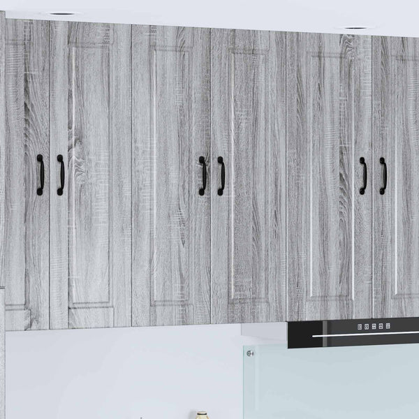 Seinäkaappi PORTO Harmaa Sonoma 60 x 31 x 100 cm Tekninen puu