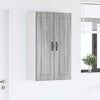 Seinäkaappi PORTO Harmaa Sonoma 60 x 31 x 100 cm Tekninen puu