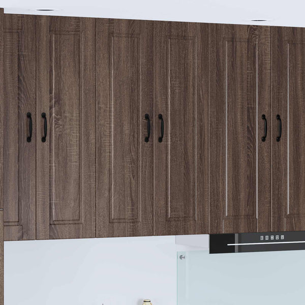 Seinäkaappi PORTO Ruskea tammi 60 x 31 x 100 cm Tekninen puu