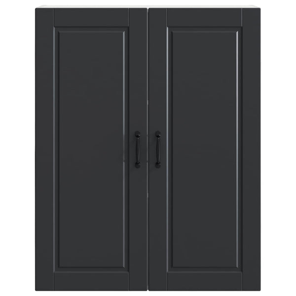 Seinäkaappi PORTO Musta 80 x 31 x 100 cm Tekninen puu