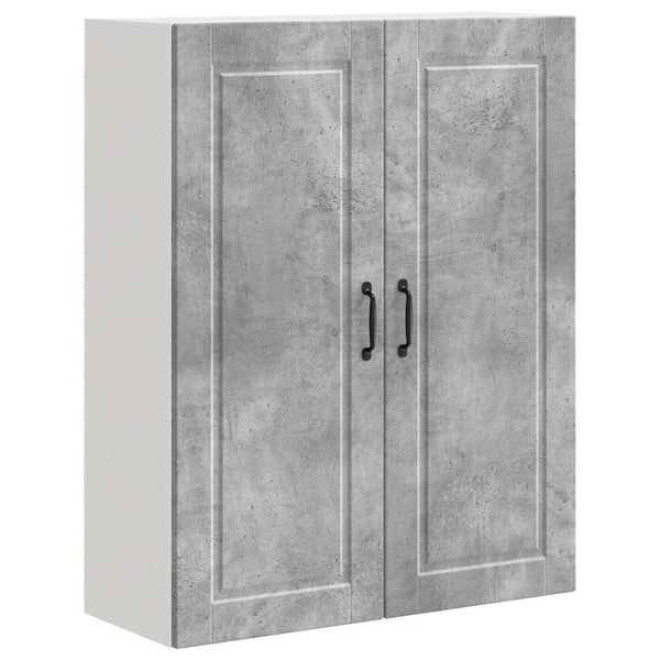 Seinäkaappi PORTO Betoni Harmaa 80 x 31 x 100 cm Tekninen puu