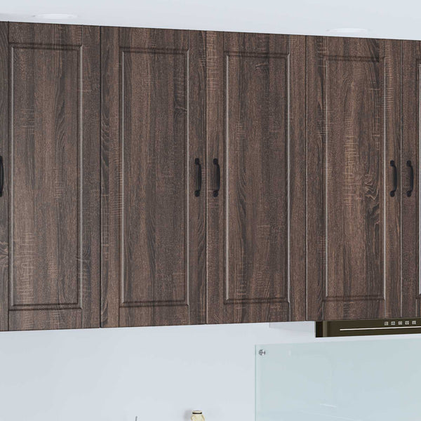 Seinäkaappi PORTO Ruskea tammi 80 x 31 x 100 cm Tekninen puu