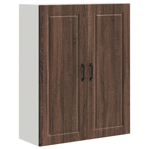 Seinäkaappi PORTO Ruskea tammi 80 x 31 x 100 cm Tekninen puu