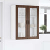 Seinälasi kaappi PORTO Ruskea tammi 80 x 31 x 100 cm
