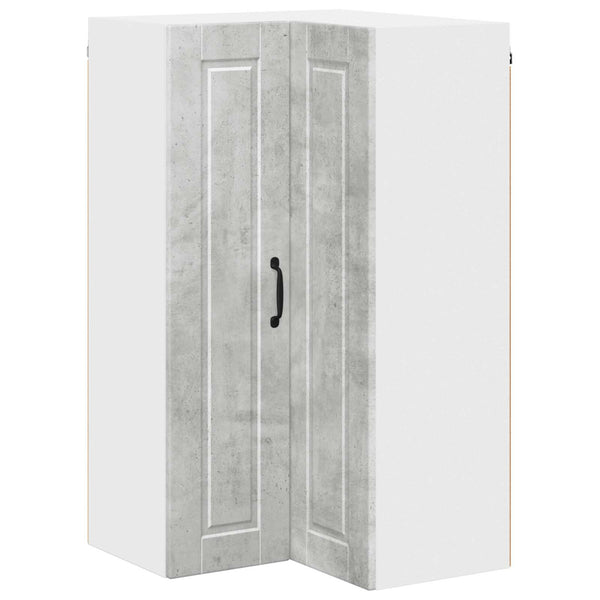 Seinän kulmarcabinett PORTO Betoni Harmaa 57 x 57 x 100 cm