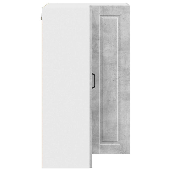 Seinän kulmarcabinett PORTO Betoni Harmaa 57 x 57 x 100 cm