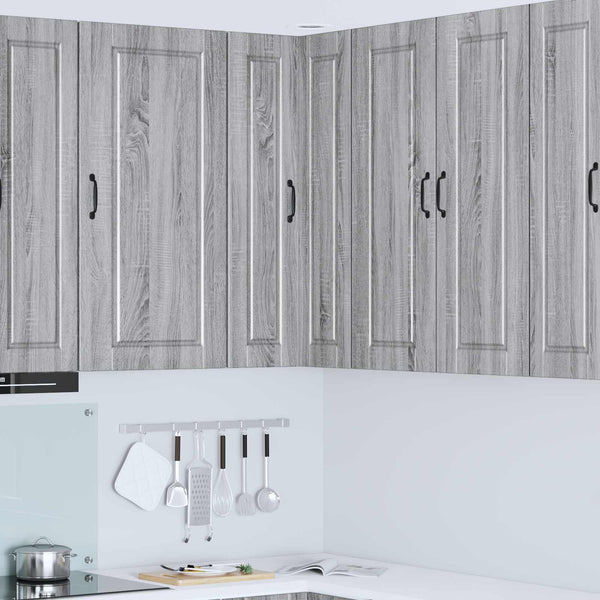 Seinän kulmarcabinett PORTO Harmaa Sonoma 57 x 57 x 100 cm