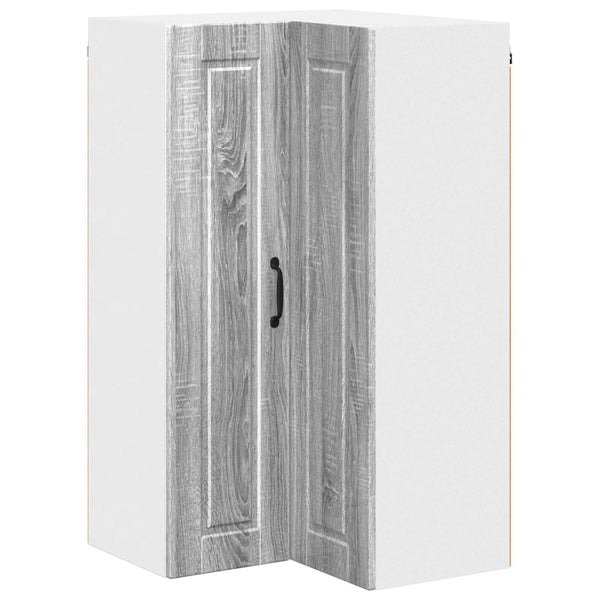Seinän kulmarcabinett PORTO Harmaa Sonoma 57 x 57 x 100 cm
