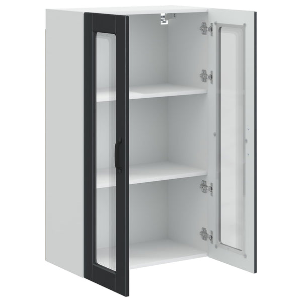 Seinälasi kaappi PORTO Musta 60 x 31 x 100 cm Tekninen puu